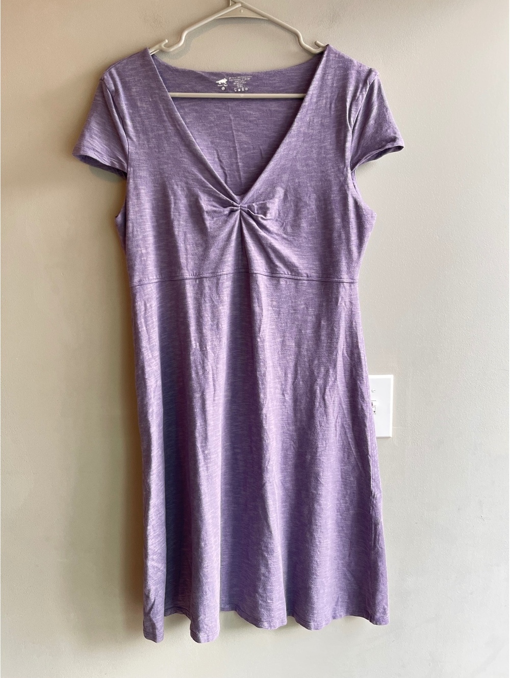 Horny Toad Rosemarie Purple Dress Size Large Casual Organic Cotton